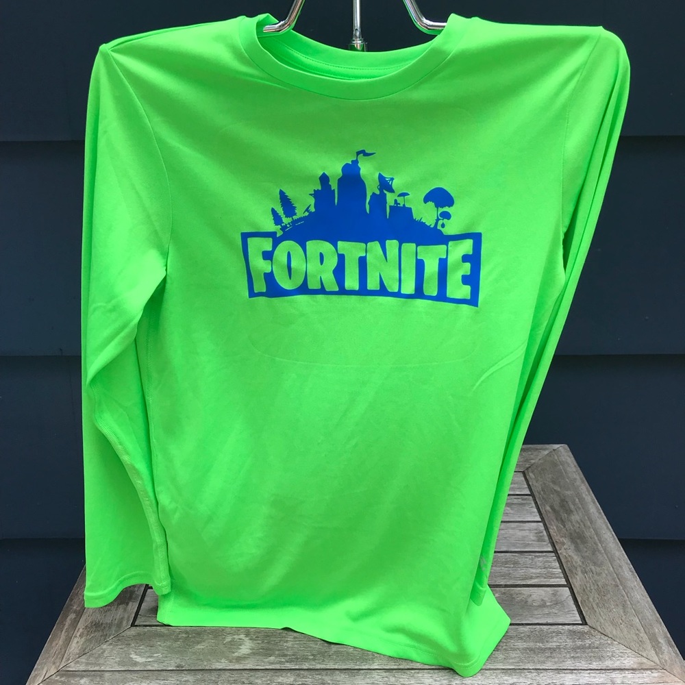 NEW Custom Boutique Fortnite Moisture Wick LS Tee
